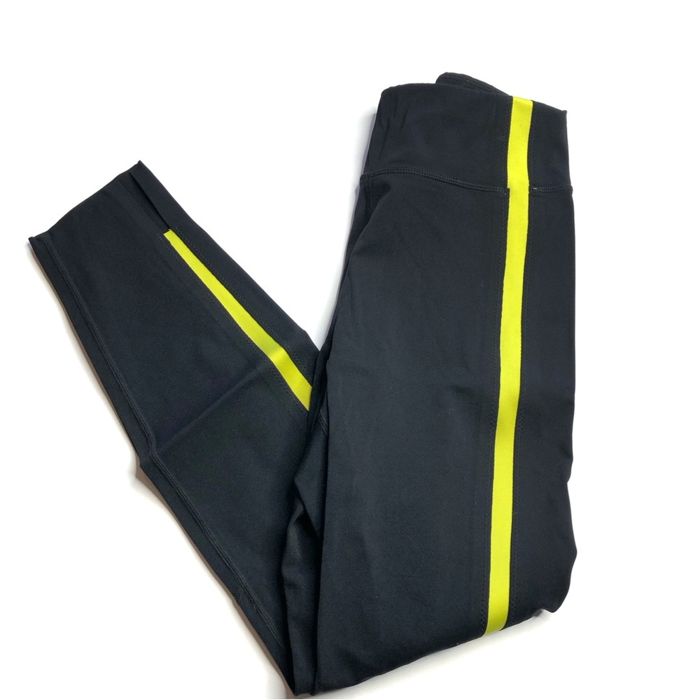 Zyia Neon Tape Luxe Leggings Black